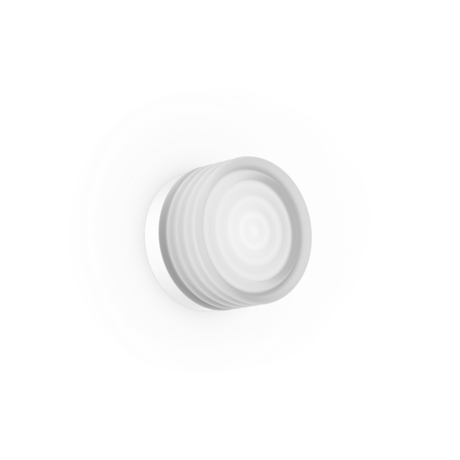 Wever & Ducré LED-Wandleuchte HAJO IP44 WALL SURF 1.0 LED 3000K W-W weiß- sandgestrahltes Glas 346184WW5 5404037376094