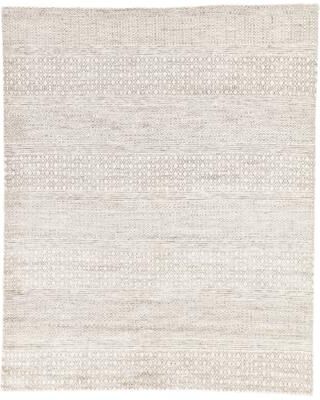 Juniper Home Kelis Hand-Knotted Geometric Ivory/ Dark Grey Area Rug