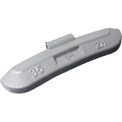 50 Stück Schlaggewichte 35g Zink silber Typ 84 Perfect Equipment