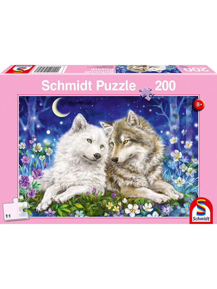 Schmidt Spiele 200tlg. Puzzle "Kuschelige Wolfsfreunde" - ab 8 Jahren - onesize