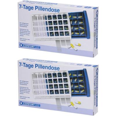 Pillendose f.7 Tage m.28 Fächern 2x 2x1 St
