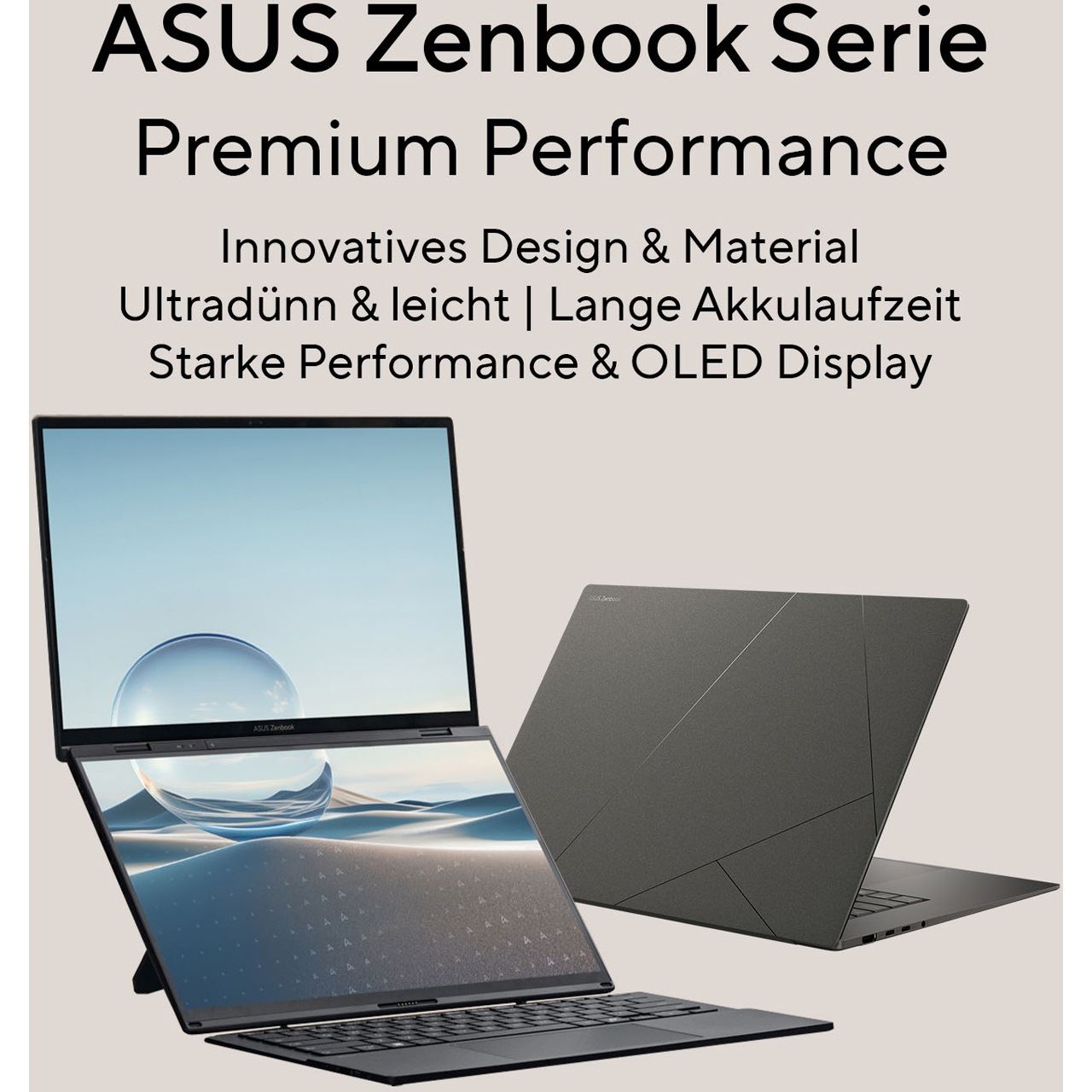 14" (35,56cm) Asus Zenbook Duo U9-285H 32 1TB UX8406CA-QL331W W11H