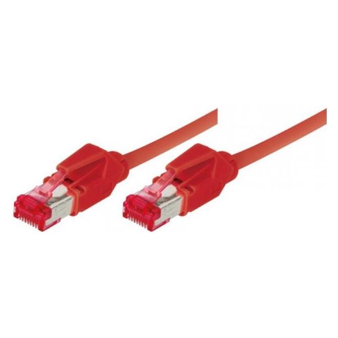 Tecline Industrie-Patchkabel S/FTP, PiMF, CAT.6A EIA/TIA, Class EA, rot, 3.0 m Ölbeständiges Spezialkabel fü (PiMF, S/FTP, 3 m) (77903R)