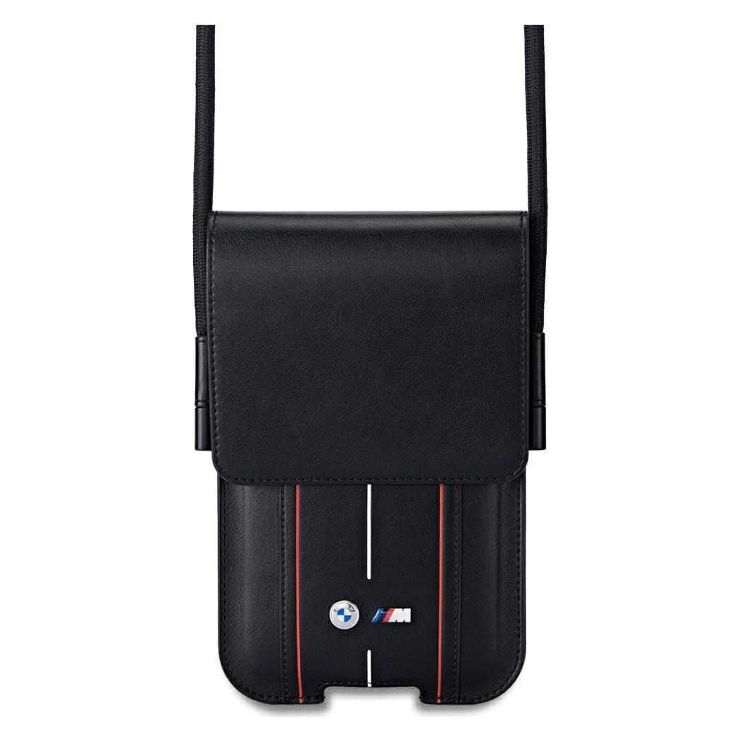 BMW Torebka Phone Pouch Red Stripes czarny (BMPSP15XMPVSKR)