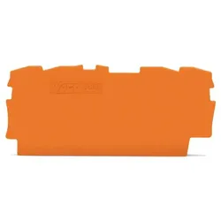 Wago 2000-1492 Abschluss- und Zwischenplatte,0,7 mm dick,orange 20001492  - 25 Stück