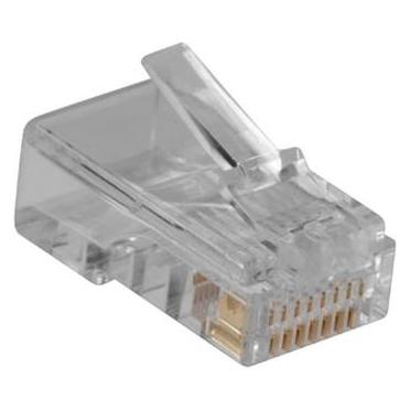 ACT RJ45 (8P/8C) modulaire connector for flat cable. Unit: Bag 25 pcs (TD108)