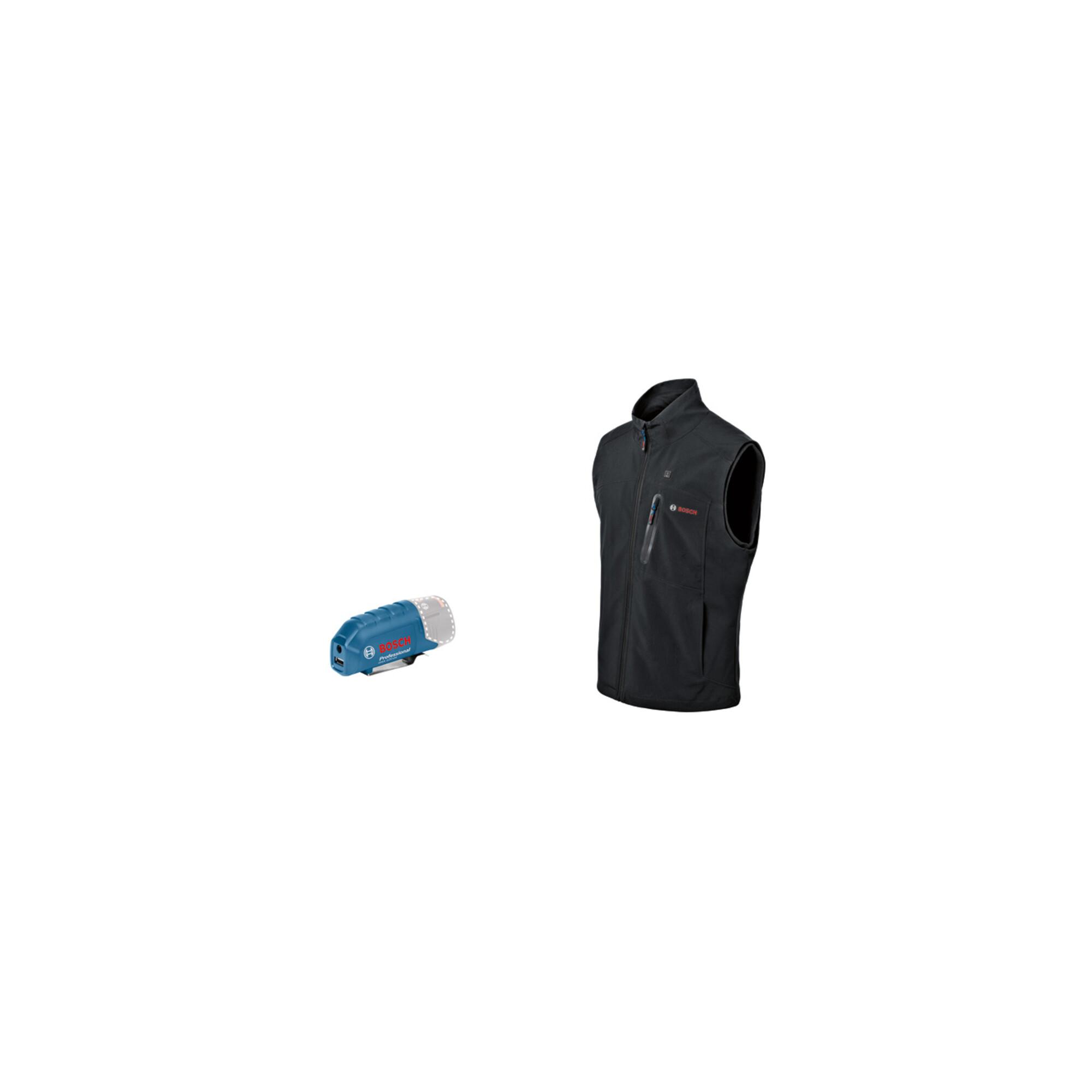 BOSCH Beheizbare Kleidung GHV 12+18V XA: Akkuadapter GAA 12V-21 Professional, Gr. XL (06188000ED)