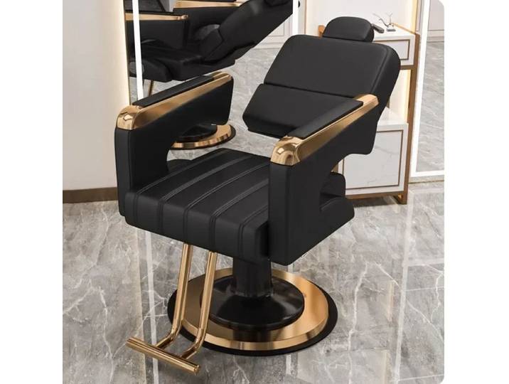 Chaise de barbier portable inclinable, chaise de barbier de luxe, meubles de salon de beauté, design