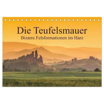 Die Teufelsmauer - Bizarre Felsformationen im Harz (Tischkalender 2027 DIN A5 quer), CALVENDO Monatskalender