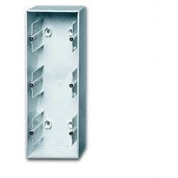 Busch-Jaeger 3fach Aufputzgehäuse Aufputzgehäuse Aluminium, Weißaluminium (RAL 9006), Matt 2CKA001799A0917 1 St.
