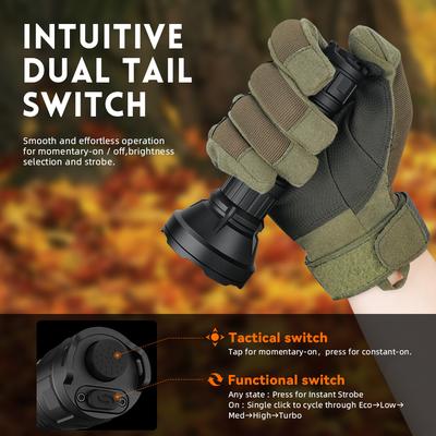 Sofirn Tactical Flashlight Long Range Flashlight USB C Rechargeable Waterproof Torch Sofirn Tactical Flashlight Long Range Flashlight USB C Rechargeable Waterproof Torch
