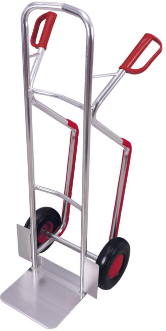 VARIOfit Diable en aluminium anti-crevaison avec patins d’escalier Pelle 320 × 250 mm (ap-710.214)