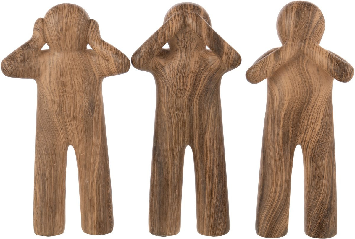 J-Line P'tit Maurice decoratief figuur Kamel van polyresin, 3 stuks