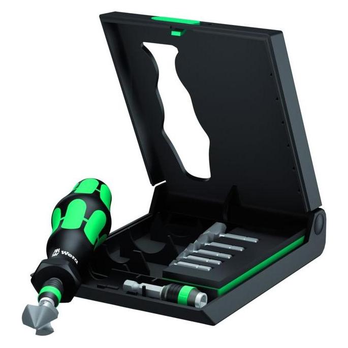 Wera Kegelsenker-Bits-Sortiment in stabiler Box, 8-teilig (05259147001)