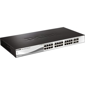 D-Link DGS-1210-28/ME, Managed, L2, Gigabit Ethernet (10/100/1000), Vollduplex, Rack-Einbau, 1U