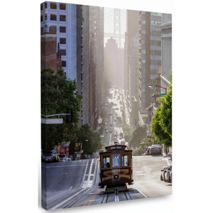 AS-Creation Wandbild San Francisco, Leinwand, Hochformat, 50 x 70 cm