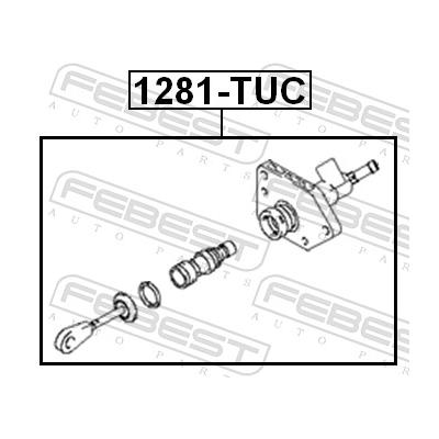 FEBEST Geberzylinder, Kupplung 1281-TUC für HYUNDAI