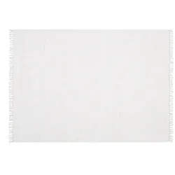 TEPGO Fleckerlteppich Dream Cotton white 70 cm x 250 cm Läufer