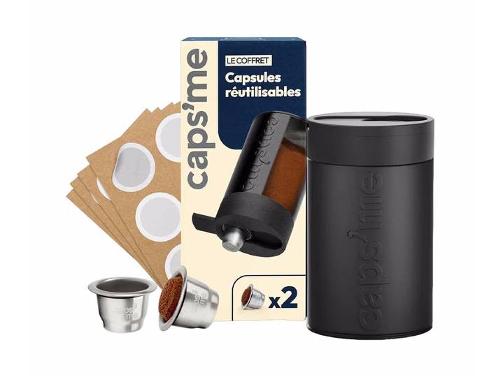CAPS ME Slide Starter Kit Nespresso – Diverses Kaffeemaschinen & Teemaschinen Zubehör – schwarz