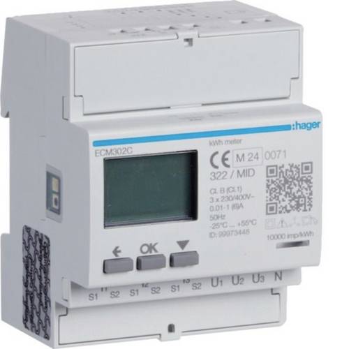 Hager ECM302C Energiezähler digital 1St.