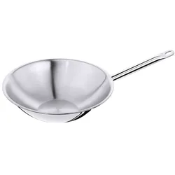 Contacto Wok Edelstahl mehrschichtig, flacher Boden