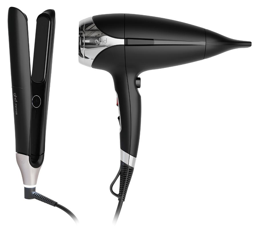ghd Chronos Styler & Helios Dryer Giftset Black