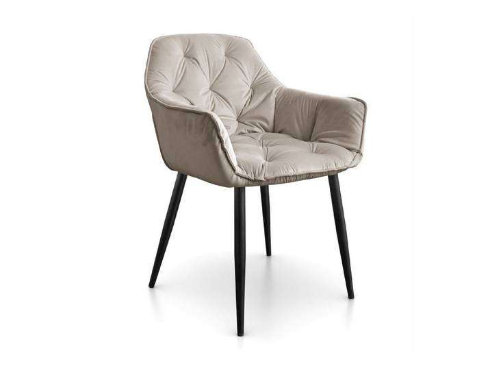 Lookway Polsterstuhl TOKIO Gesteppte Stuhl, 45x50x85 cm
