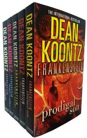HARPERCOLLINS Dean Koontz Frankenstein Series 5 Book Set – Complete Sci-Fi Horror Thriller Collection
