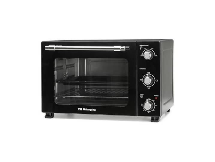 Orbegozo HO 393 Four électrique de table\, 1800 W\, capacité 39 L\, température réglable\, éclairage intérieur\, minuterie\, 60 minutes\, double verre\, résistances en acier inoxydable\, plaque et grill