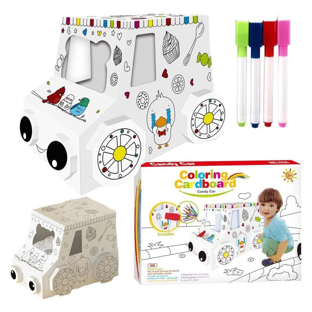 Maksik Lackierbarer Eiswagen aus Pappe (54619303)