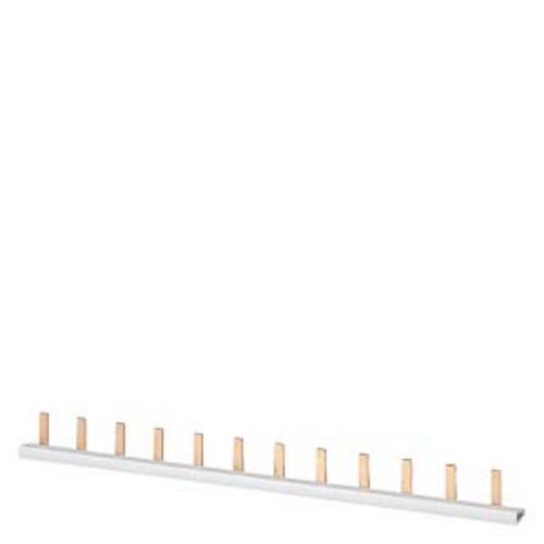 Siemens 5ST3734 Stiftsammelschiene berührungssicher, 10mm2 2-phasig, 214mm lang schneidbar Stiftsammelschiene 10mm² 63A 1St.