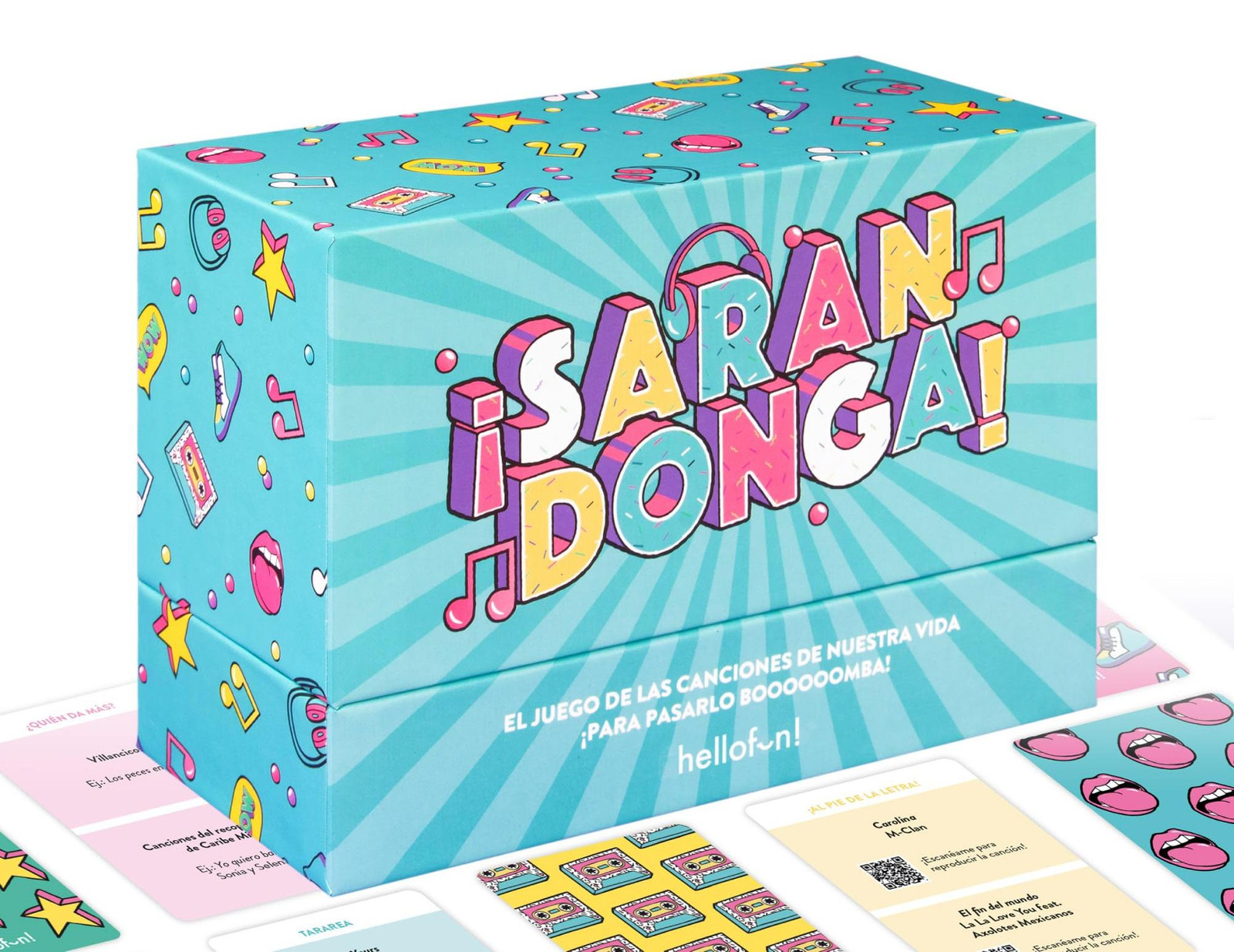 Hellofun Sarandonga Spaans bordspel, meerkleurig