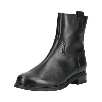 Stiefelette GABOR "Gabor Stiefelette Leder", Damen, Gr. 38, schwarz, Leder, Schuhe Stiefelette