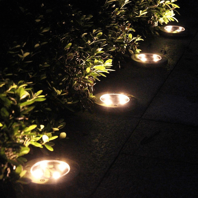 HomeDecorAndMore LLC Solar Inground Driveway Lights Warm White
