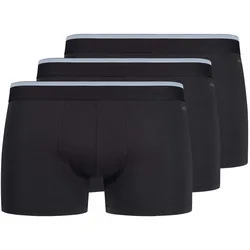 SKINY Herren Boxershorts, 3er Pack - Pants Cotton Multipack, Unterwäsche, Unterhose, einfarbig Schwarz / M
