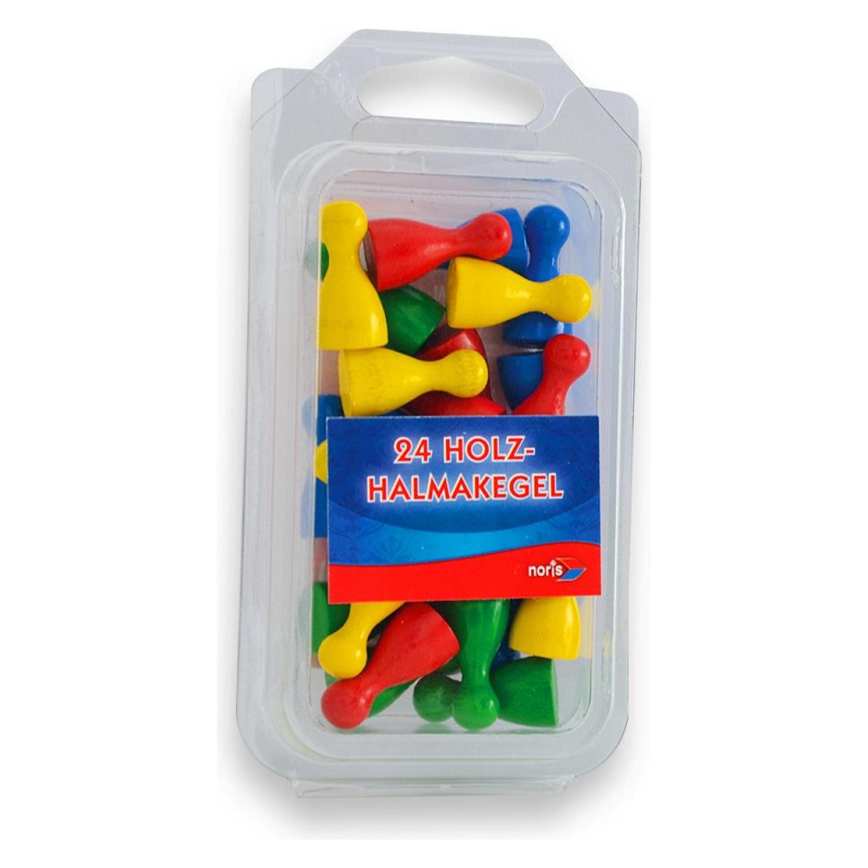 Noris Bunte Halmakegel aus Holz (606154362)