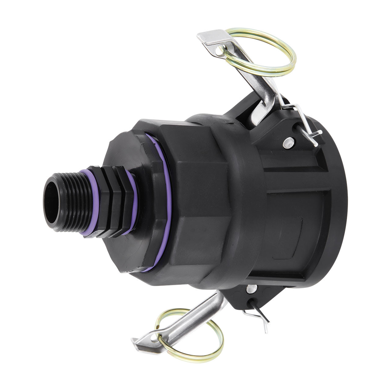 REKUBIK IBC Adapter 2" Camlock Dose - Reduzierung Außengewinde 1/2" AG