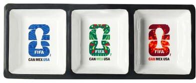 "FIFA 2026 3-Section Tray - 1.85"" H x 13.62"" L x 5.9"" W"