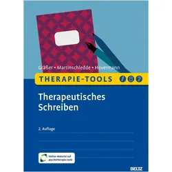 Therapie-Tools Therapeutisches Schreiben, Ratgeber von Eike Hovermann jun., Melanie Gräßer, Dana Martinschledde