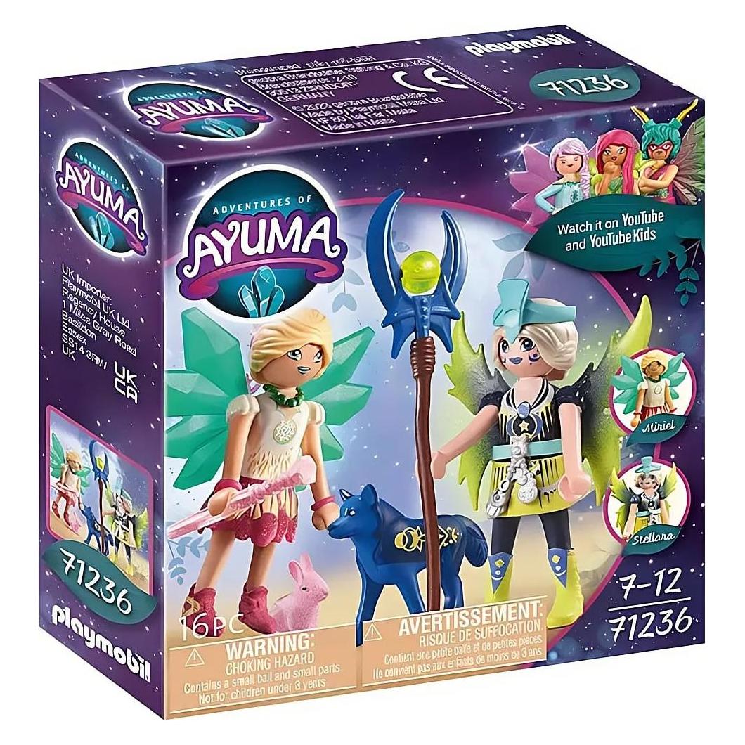 Playmobil Crystal- und Moon Fairy mit Seelentieren (71236)