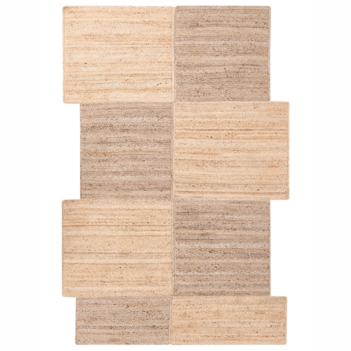 Beliani Vloerkleed Jute Boho Beige