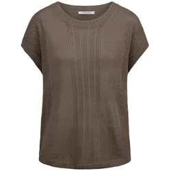 Stricktop aus 100% Leinen Peter Hahn beige, 48