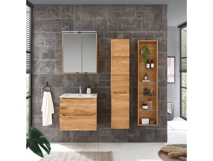 Meuble sous-vasque 60cm Marron