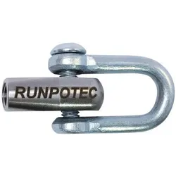 Runpotec, Kabeleinziehsystem, RUNPO 20383 Schäkel m.Gewinde RTG Ã12mm f.Glasfaserstäbe Ã7,5 9 11 15mm