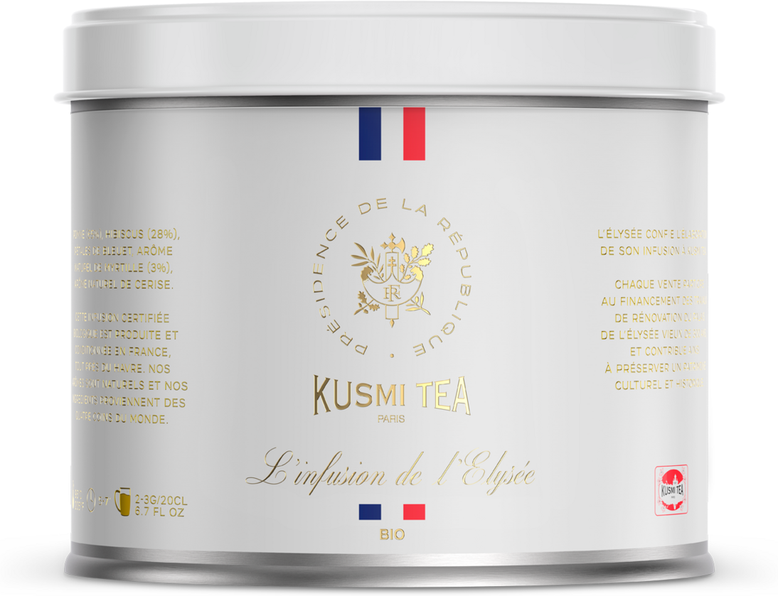 L'infusion de l'Élysée - Kräutertee Apfel, hibiskus, blaubeere - Kusmi Tea