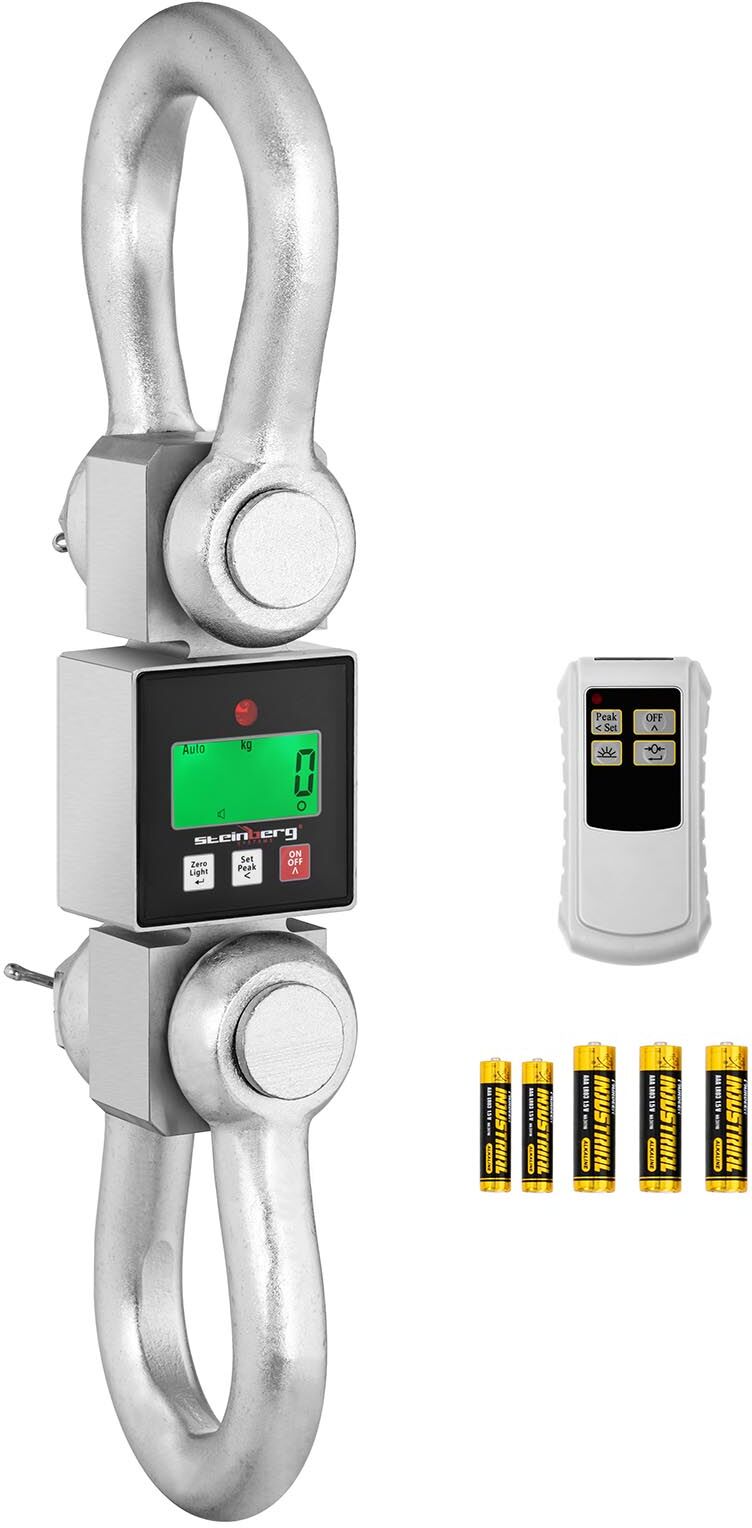 Steinberg Systems Crane Scale - 10,000 kg / 0.5 kg - LCD - digital - remote control SBS-KW-10000ZM