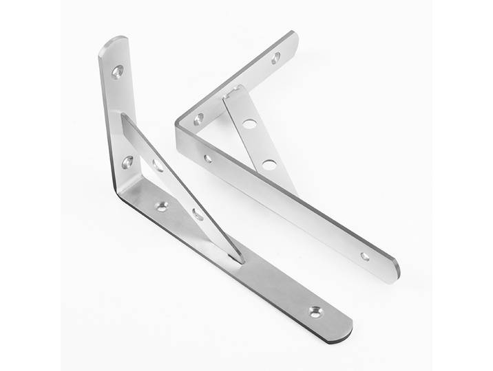 Support de cadre de support de cloison de support triangulaire 6 pièces, accessoires de quincaillerie, adapté aux étagères et aux planches de bois