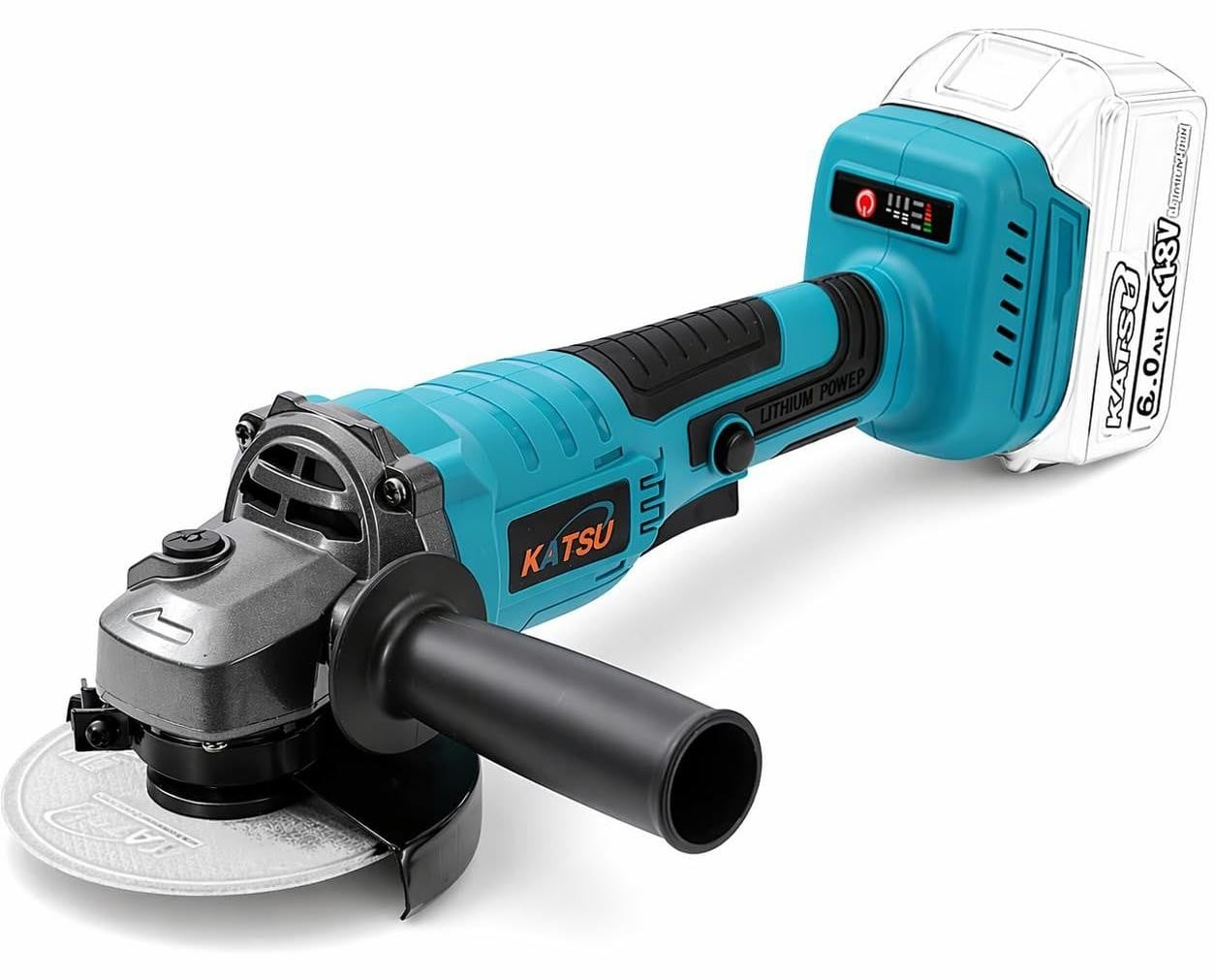 Selius 21V draadloze borstelloze haakse slijper met 3 snelheden, 115 mm