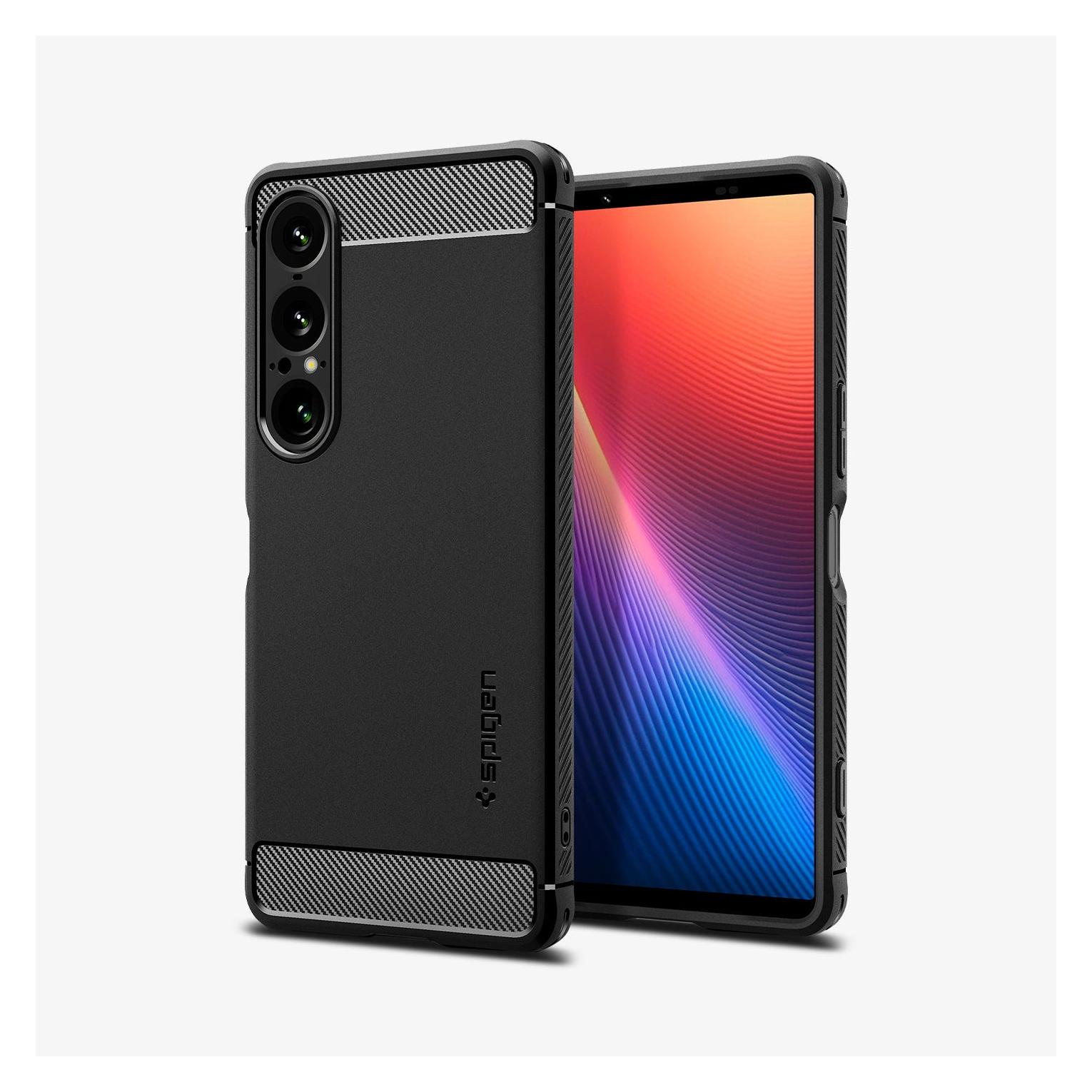 Spigen - Rugged Armor - Sony Xperia 1 VII - Matte Black (Sony Xperia 1 VII) (ACS09591)
