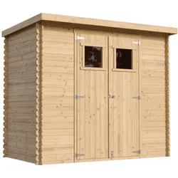 HOLZ-GARTENHAUS mit imprägniertem BodenB239xL142xH200 cm/ 2,63 m2 - M310+M310G